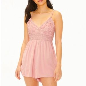 Aeropostale tie back romper